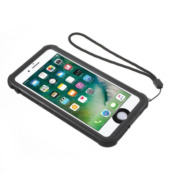 Redpepper iPhone 7 Plus / 8 Plus vandtæt cover med nøglesnor - S Black 5d66  | Black | Hårdplast | Fyndiq