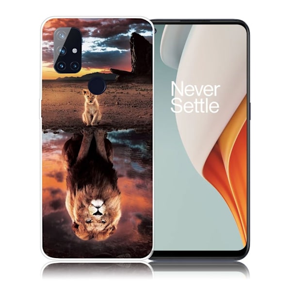 Deco OnePlus Nord N100 skal - Lejon Brun