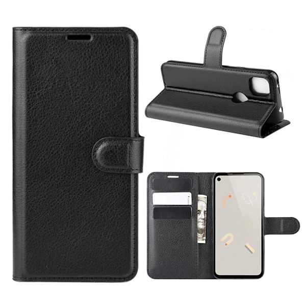 Classic Google Pixel 4a flip etui - Sort Black