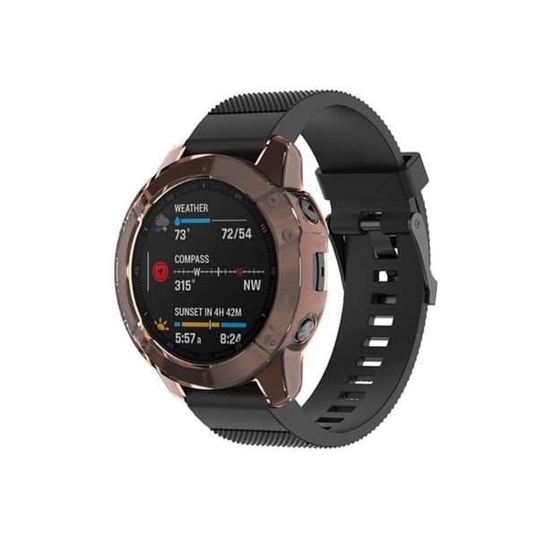 Garmin Enduro kirkas suojus - Läpinäkyvä Vaaleanpunainen Pink