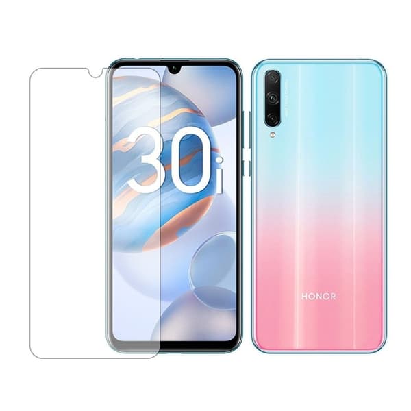 0.3mm härdat glas Honor 30i skärmskydd Transparent