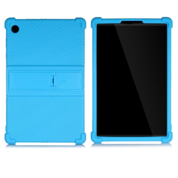 Silicone slide-out kickstand design case for Lenovo Tab M10 HD G Blue