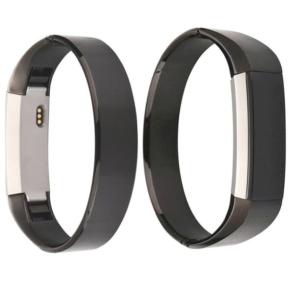 Fitbit Alta Yksinkertainen Ruostumaton Teräs Kello Ranneke - Musta Black