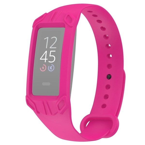 Amazon Halo View klockarmband i silikon med skyddsfodral - Ros Rosa