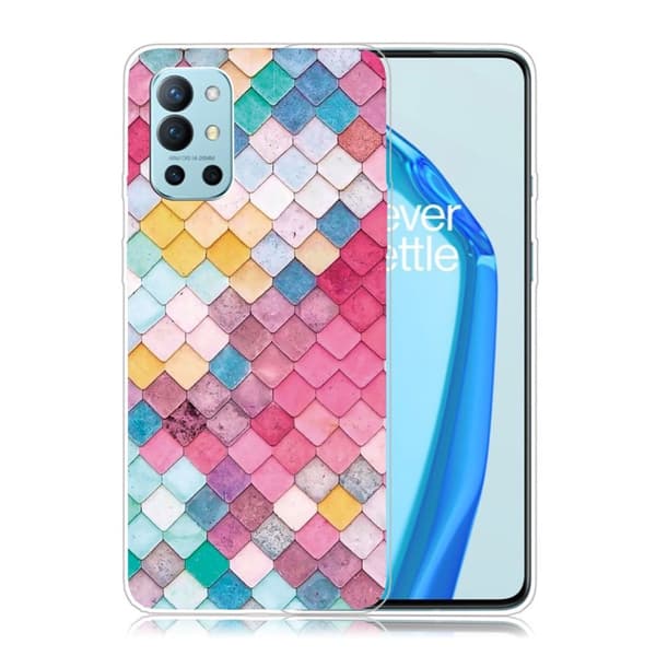 Deco Oneplus 9r Etui - Farverig Firkanter Multicolor
