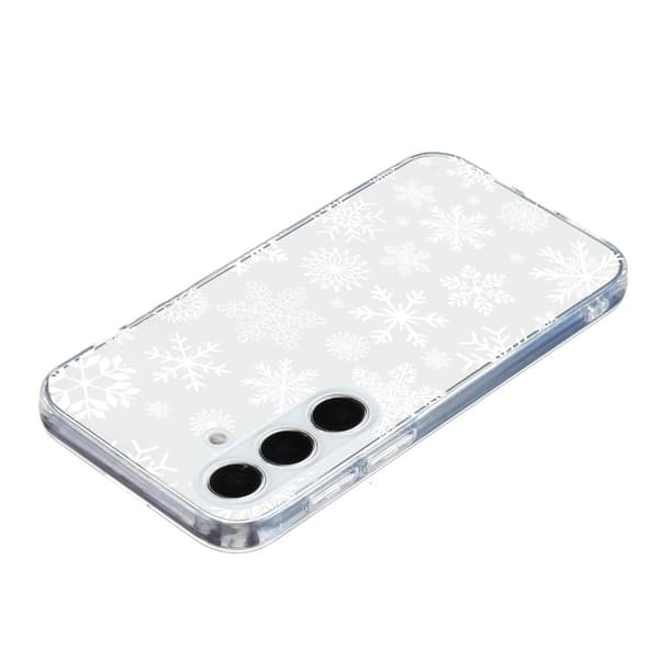 Vibe Samsung Galaxy S25 / Samsung Galaxy S24 deksel - Snøfnugg White