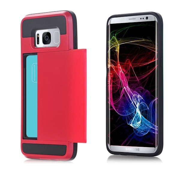 Samsung Galaxy S8 stærkt og flot hybridcover - Rød Red