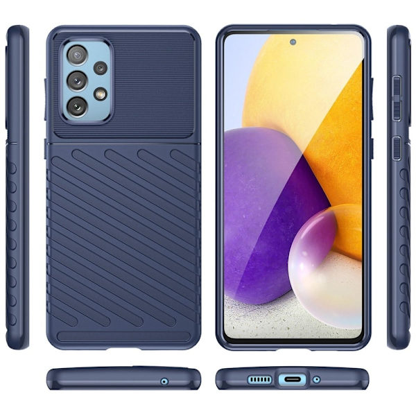 Thunder Samsung Galaxy A73 Suojakotelo - Sininen Blue