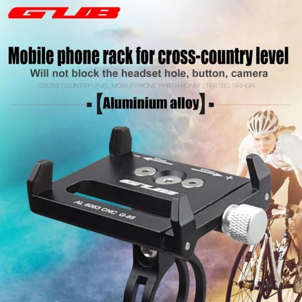 G-85 cykelholder i aluminium til cykelstyr - Sort Black
