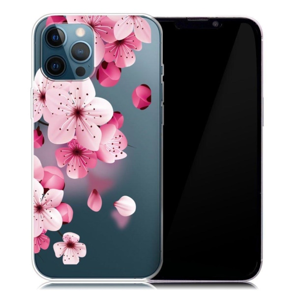 Deco iPhone 13 Pro Max skal - Persikoblomma Rosa