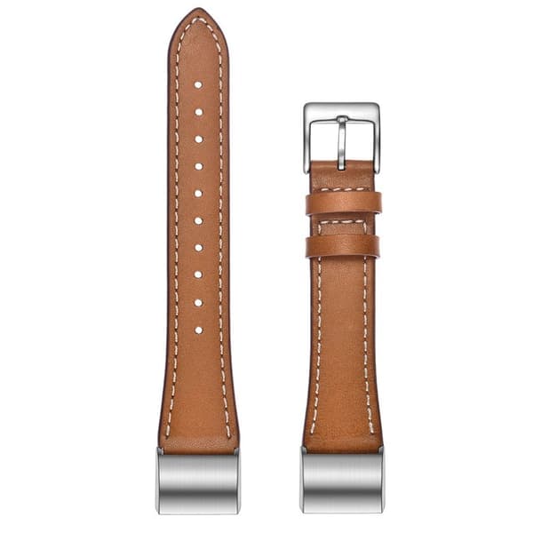 Fitbit Charge 2 coolt klockarmband i äkta läder - Brun Brun