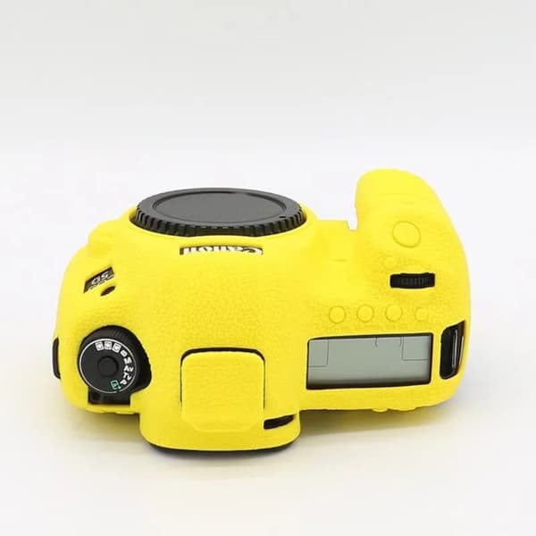 Canon EOS 5D Mark III / 5DS / 5DRS silikonisuojus - Keltainen Yellow