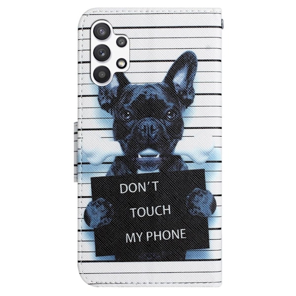 Wonderland Samsung Galaxy A04s / A13 5g / A13 4g Flip Etui - Don't Touch My Phone White