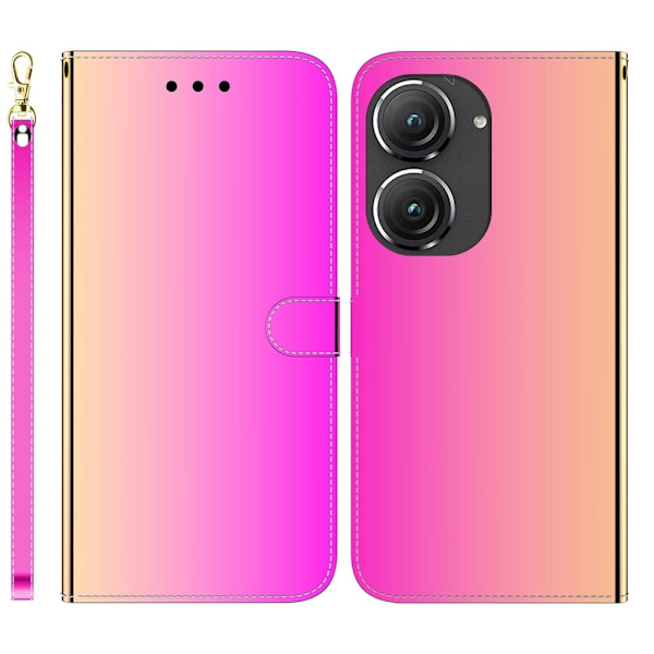Mirror ASUS Zenfone 9 Flippetui - Rose Pink
