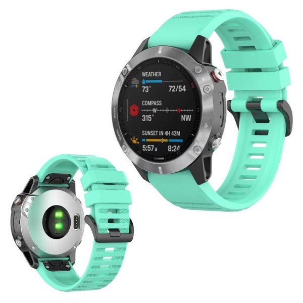 Garmin Fenix 6 holdbar Urrem - Søblå Blue