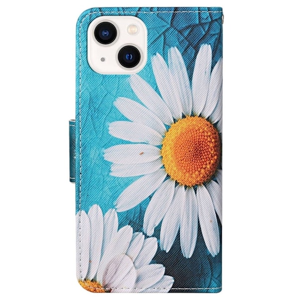 Wonderland iPhone 14 Läppäkotelo - Large Chrysanthemum Multicolor