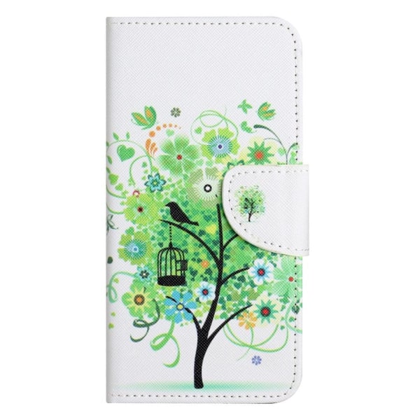 Wonderland Samsung Galaxy A04e Flip Etui - Grønt Træ Green