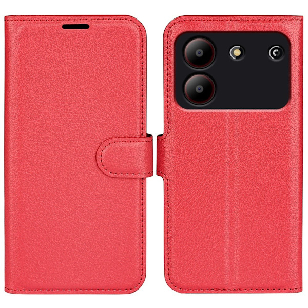 Klassisk ZTE Blade A54 flip etui - Rød Red