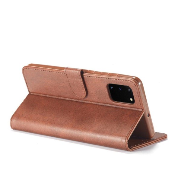 LC.IMEEKE Samsung Galaxy S10 Lite Flip kotelot - Kahvi Brown