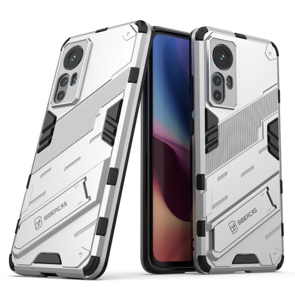 Støtsikkert hybriddeksel for Xiaomi 12 / Xiaomi 12X - Hvit White