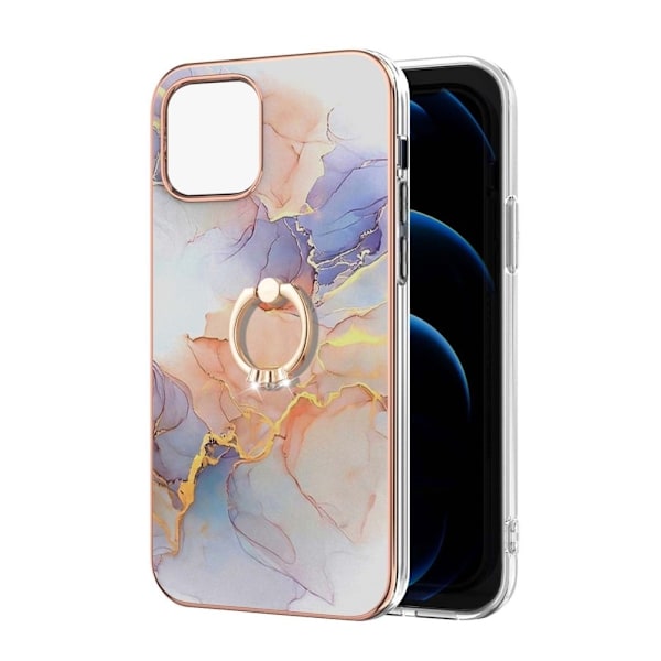 Marmormotiv iPhone 13 skal - Milky Way Marmor Vit multifärg