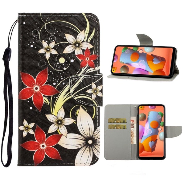 Wonderland Huawei P40 Lite / Nova 6 SE Etui - Smukke Blomster Multicolor