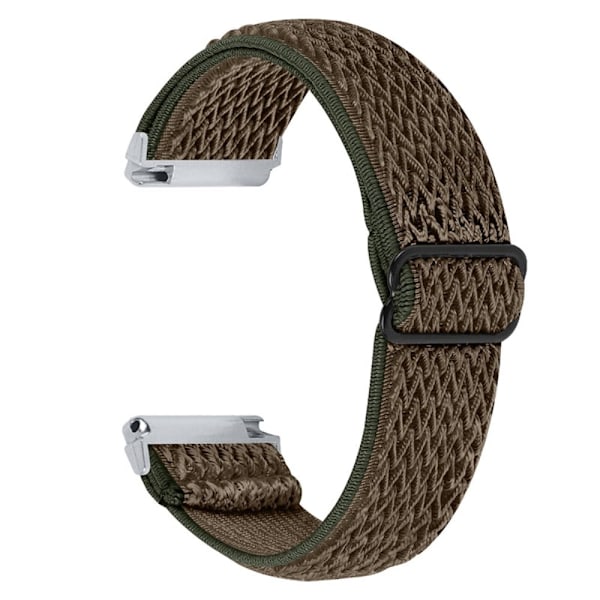 Fitbit Versa 2 / Versa Lite elastiskt klockarmband med justerbart spänne - Brun Brun