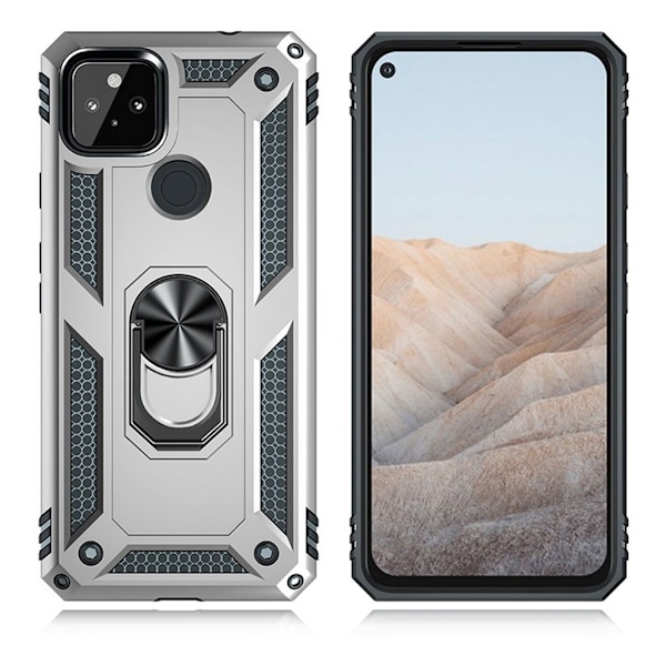 Bofink Combat Google Pixel 5a skal - Silver/Grå Silvergrå