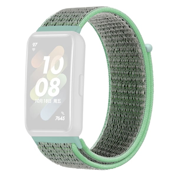 Huawei Band 7 klockarmband i nylon - Grön Grön