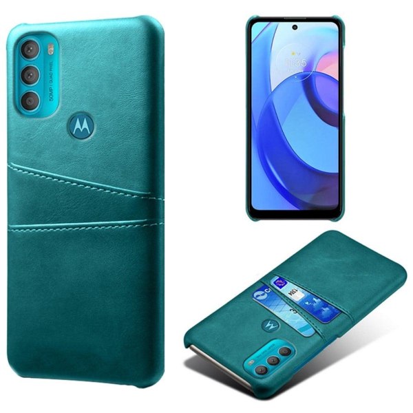 Motorola Moto G71 5G skal med korthållare - Grön Grön