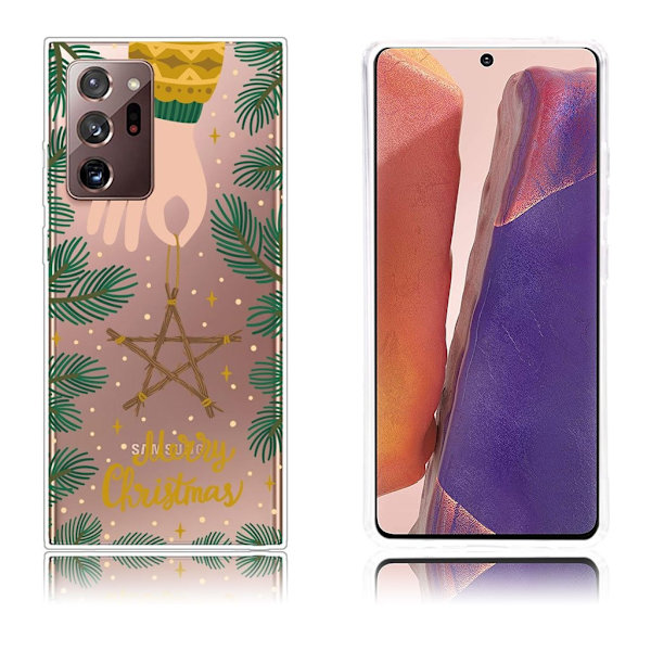 Juleveske til Samsung Galaxy Note 20 Ultra - Stjerne Brown