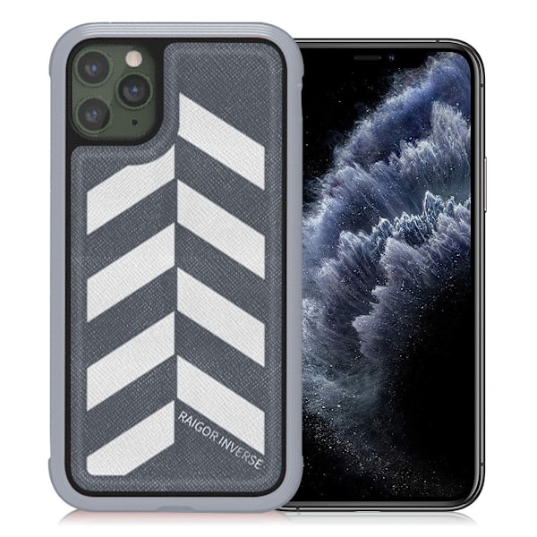 Raigor Inverse Chiara Deksel For iPhone 11 Pro - Grå Silver grey