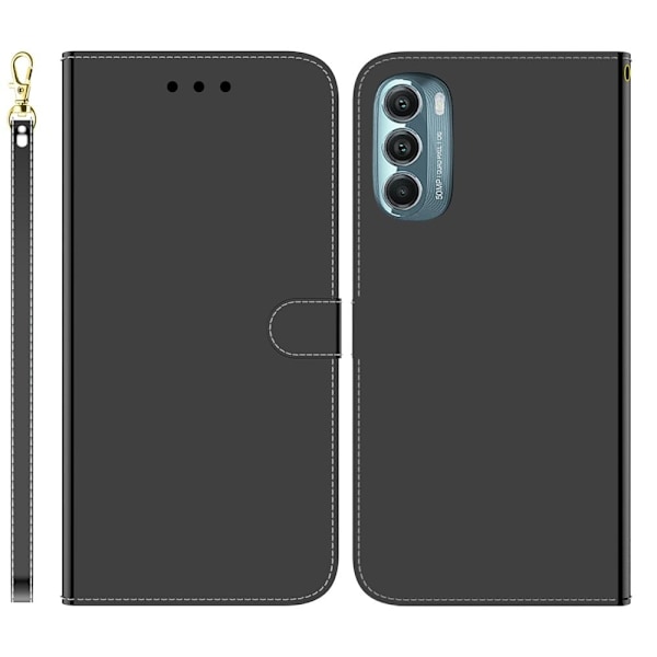 Mirror Motorola Moto G Stylus 5G (2022) flip case - Musta Black