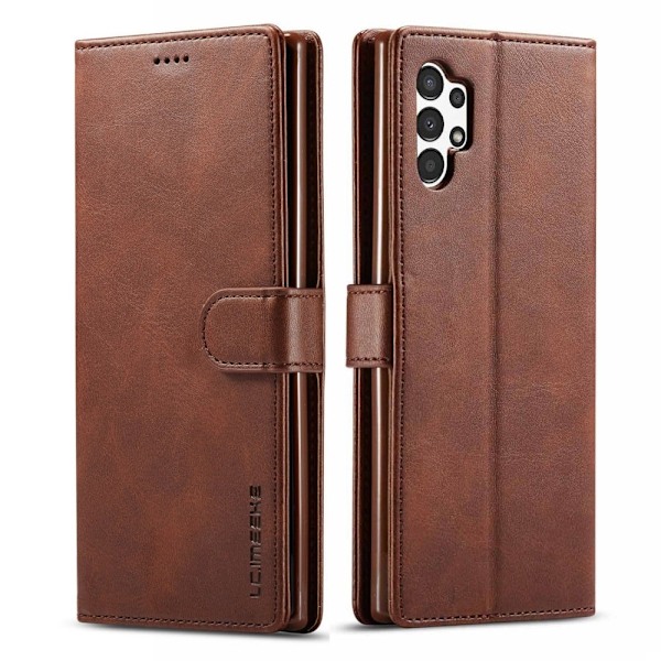 LC.IMEEKE Samsung Galaxy A13 4G flip etui - Brun Brown