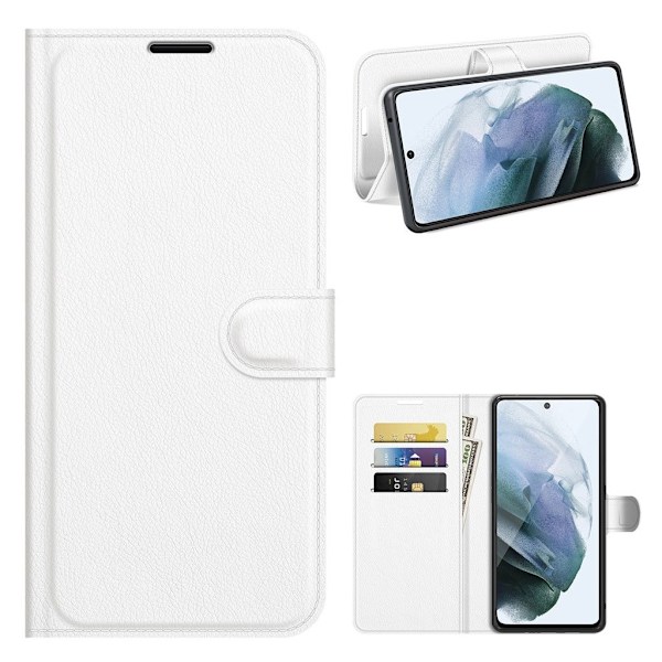 Classic Samsung Galaxy S21 FE fodral - Vit Vit