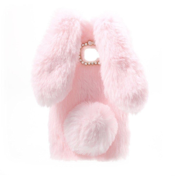 Fluffy Rabbit Samsung Xcover 4 / Samsung Galaxy Xcover 4S skal - Rosa Rosa