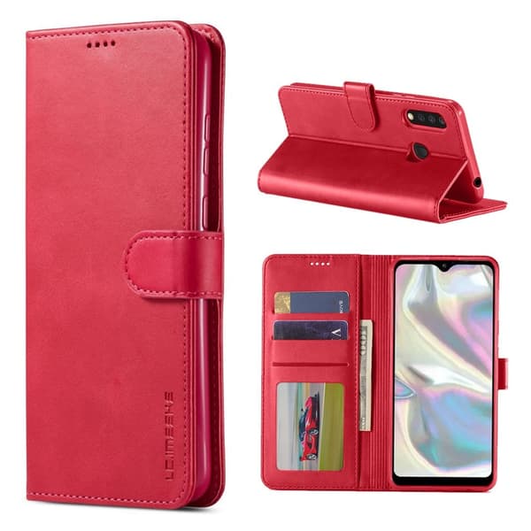 LC.IMEEKE Samsung Galaxy A70e Flip Etui - Rød Red