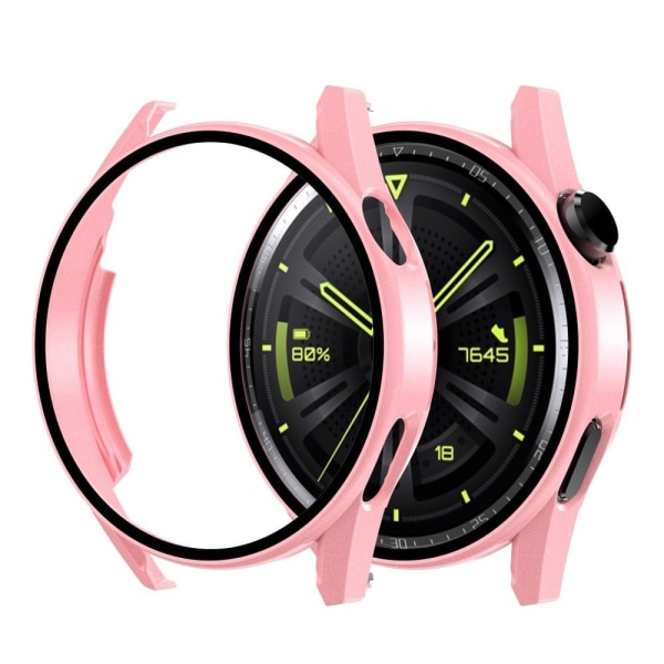 Huawei Watch GT 3 (42mm) electroplating frame with tempered glas Rosa