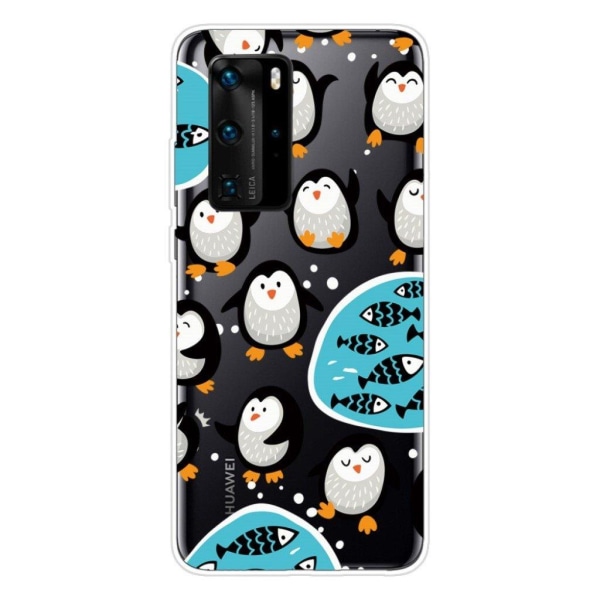 Deco Huawei P40 kuoret -Pieni pingviini Multicolor