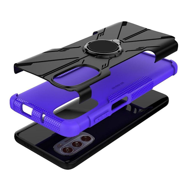 Magneettikannatin Motorola Moto G62 5G:lle - Violetti Purple