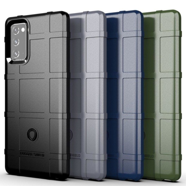 Rugged Shield Etui Samsung Galaxy Note 20 - Militærgrøn Green