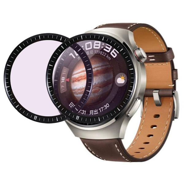 2Pcs Huawei Watch 4 Pro HD screen protector with scale design Transparent