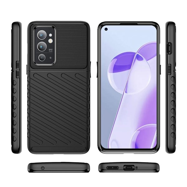 Thunder OnePlus 9RT 5G Suojakotelo - Musta Black
