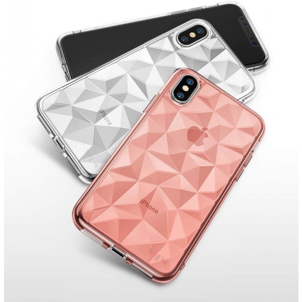 Ringke AIR PRISM til iPhone X/XS - Rosaguld Pink