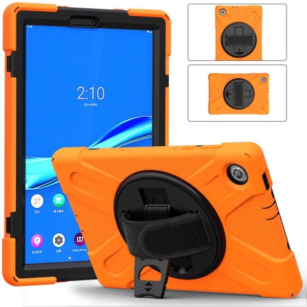 Lenovo Tab M10 FHD Plus 360 vridbart silikonfodral - Orange Orange