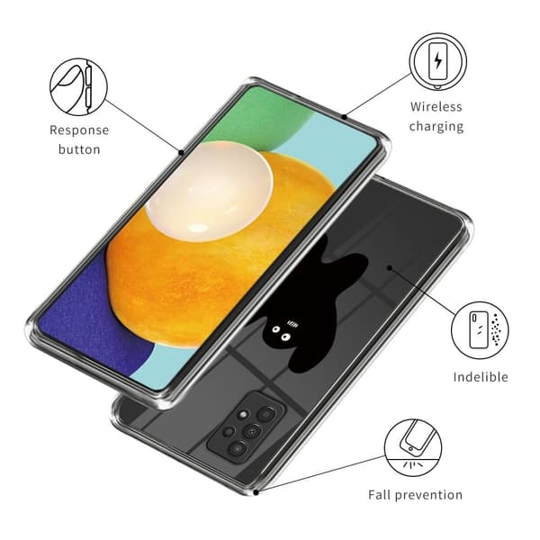 Deco Samsung Galaxy A13 4G skal - Rolig Man Svart