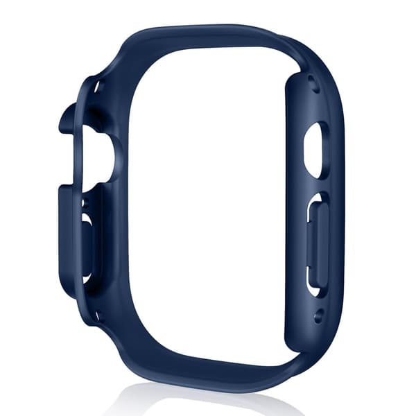 Apple Watch Ultra cover with tempered glass screen protector - Official Blue Blå