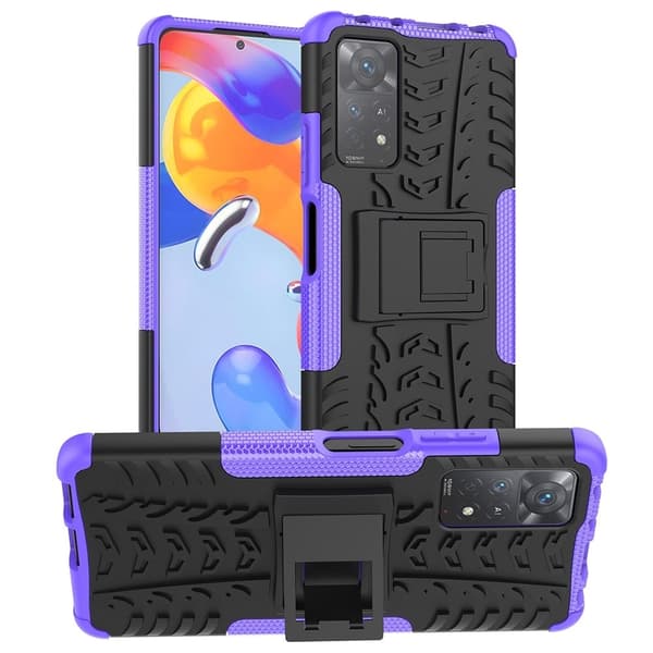 Offroad Xiaomi Redmi Note 11S 5G / Xiaomi Redmi Note 11 Pro skal - Lila Lila