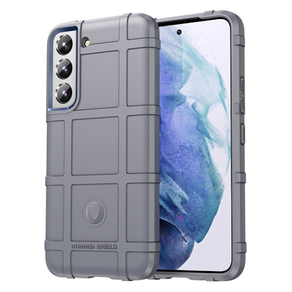 Rugged Shield Suojakotelo Samsung Galaxy S22 Plus - Harmaa Silver grey