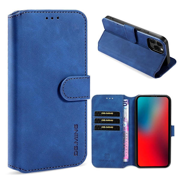 DG.Ming iPhone 13 Retro Suojakotelo - Sininen Blue